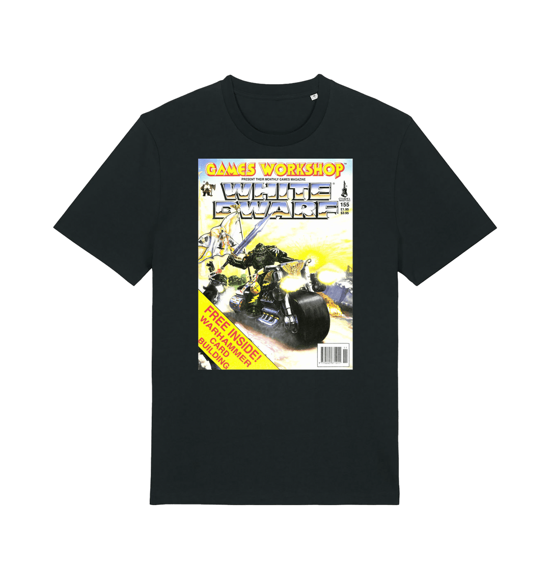 Black Printed T-shirt Front